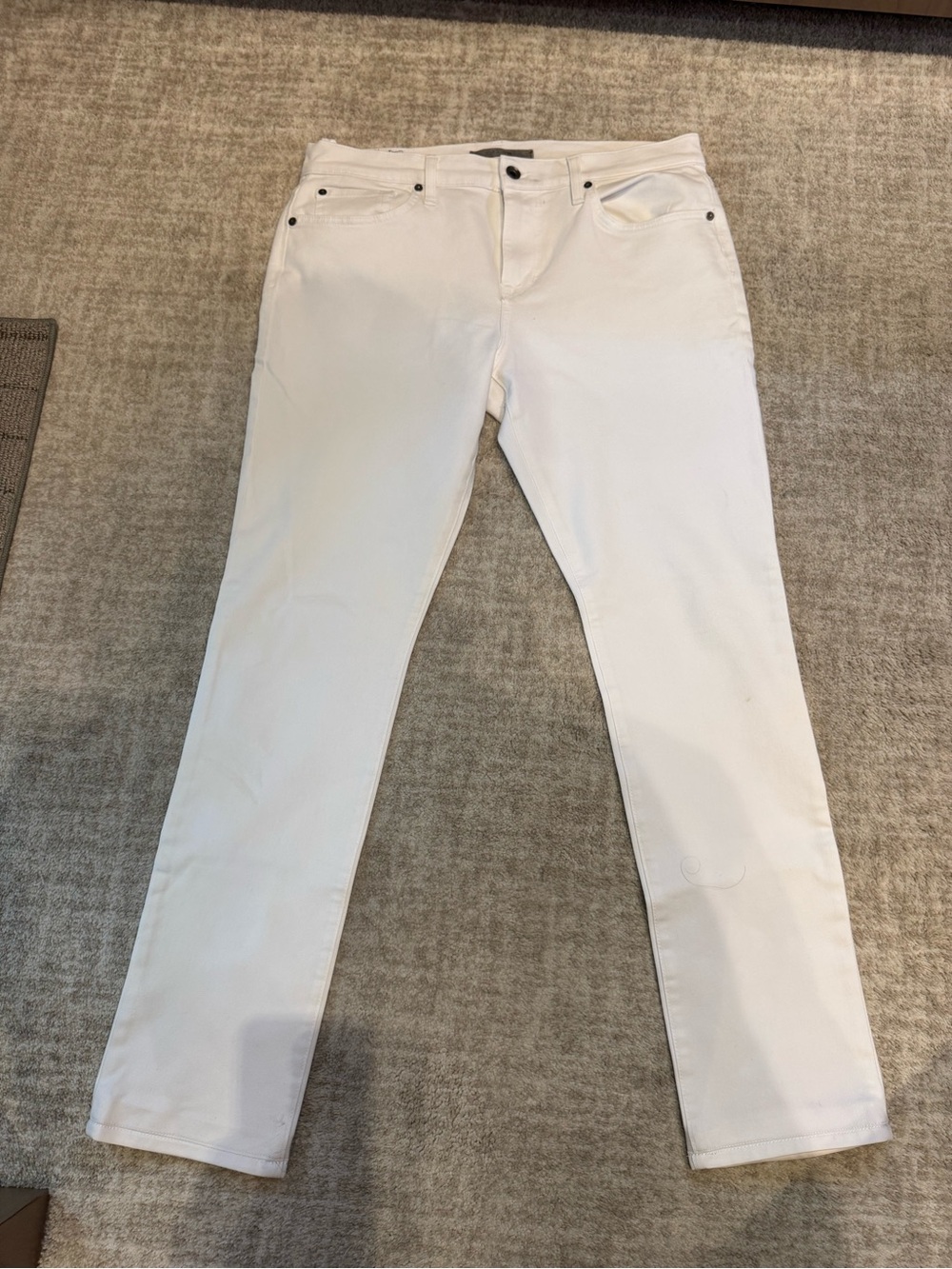 Joe's Jeans Men's Slim Straight White Jeans